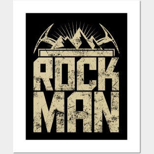 rock climbing mountain accessories for men and kids Posters and Art